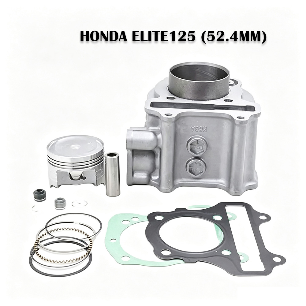 Motorcycle Engine Kit - Motorrad-Motorenteile 52,4MM Zylinder Kolbenringe Dichtungssatz für