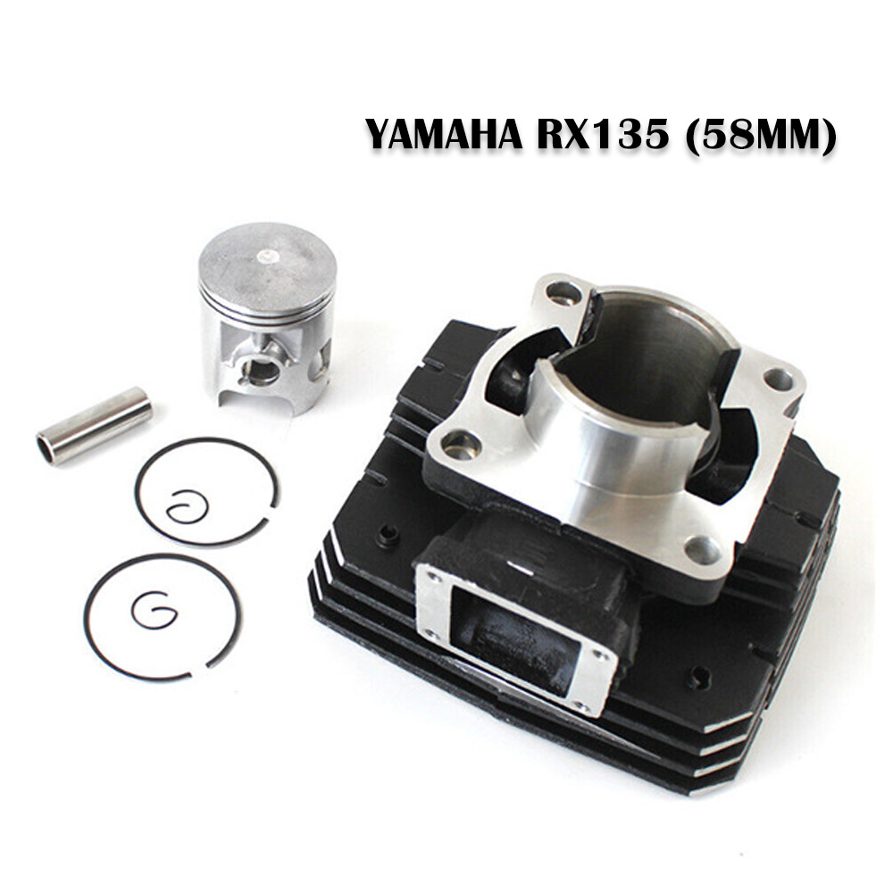 Motorcycle Gasket - Motorzylinderblock Kolbenring Dichtungssatz 58mm für YAMAHA