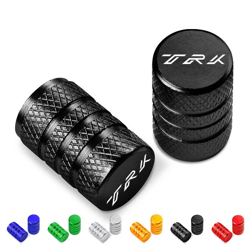 Motorcycle Valve Cover - 2PCS Motorradzubehör CNC-Aluminium-Radreifen-Ventilkappen Luftdichte Abdeckungen für