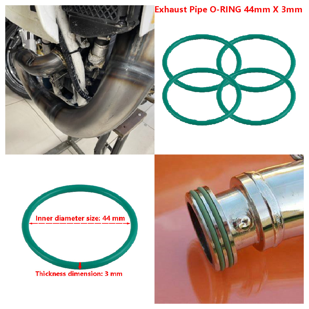Motorcycle Gasket - Motorrad Auspuffrohr Verteiler Dichtung 44mm X