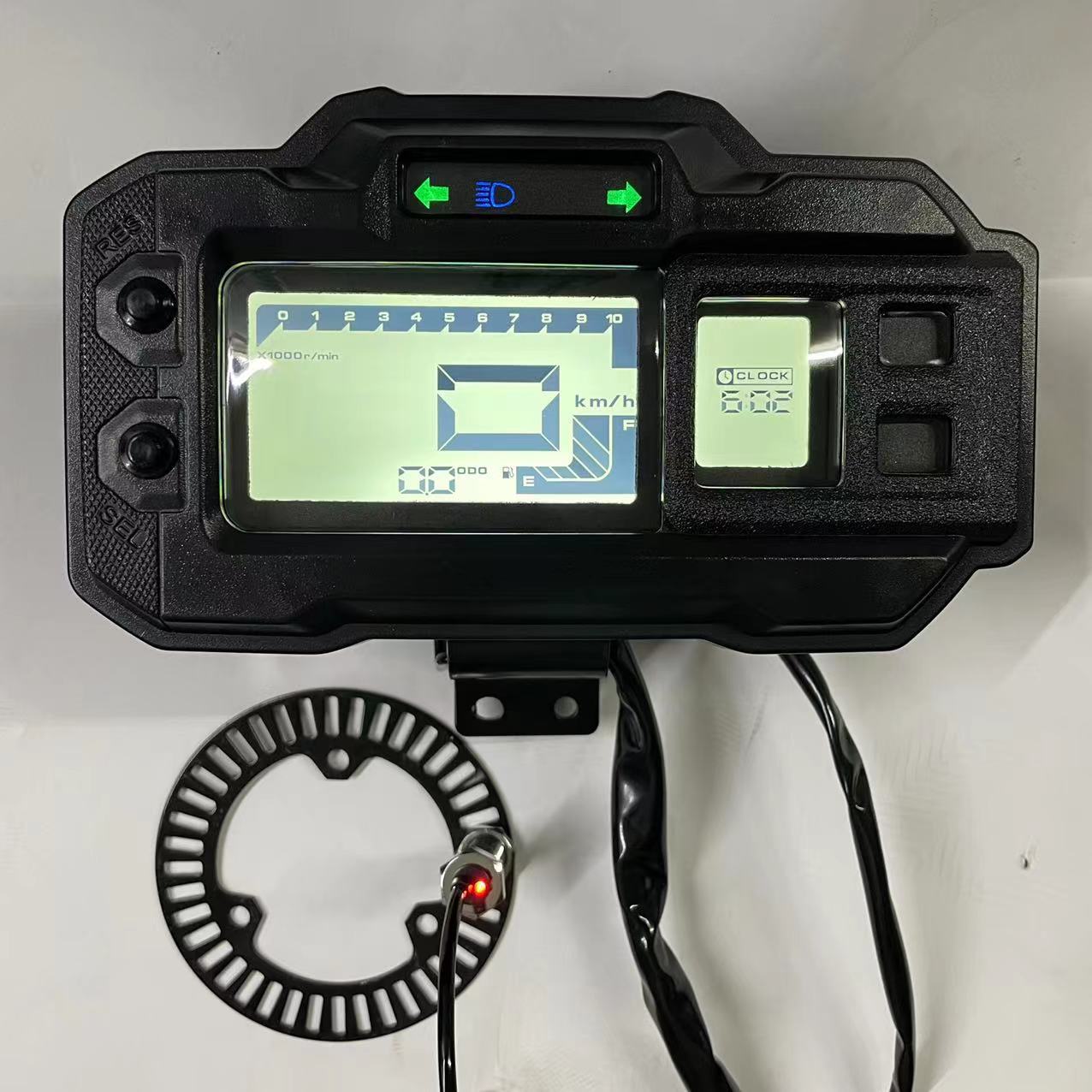 Motorcycle Carburetor - Motorrad-Digitalanzeige-Zubehör Tachometer Kilometerzähler für Motorrad-Tankvergaser 150ccm
