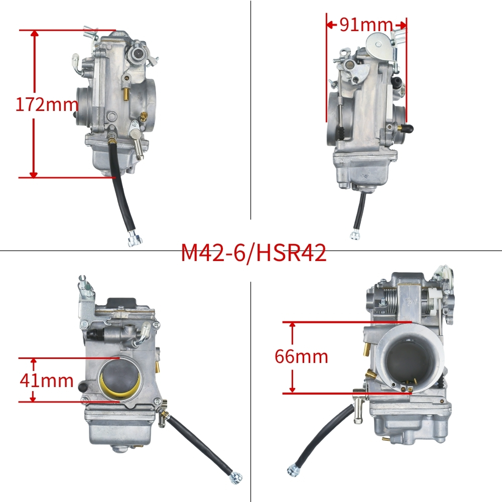 Für Mikuni HSR42 HSR45 HSR48 4 – Motorcycle Carburetor Bewertung und Preis